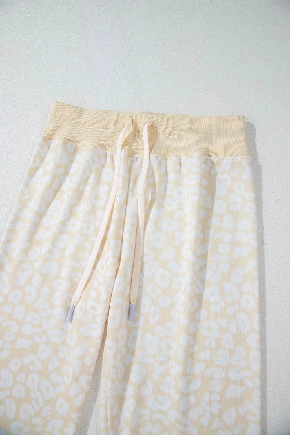 Cozy cheetah print loungewear set - Love Salve